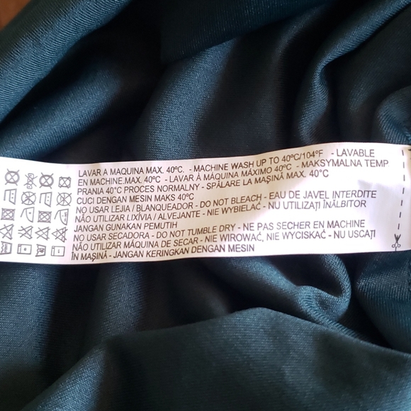 Zara Trafaluc dark green racerback dress Size Medium - Picture 9 of 10